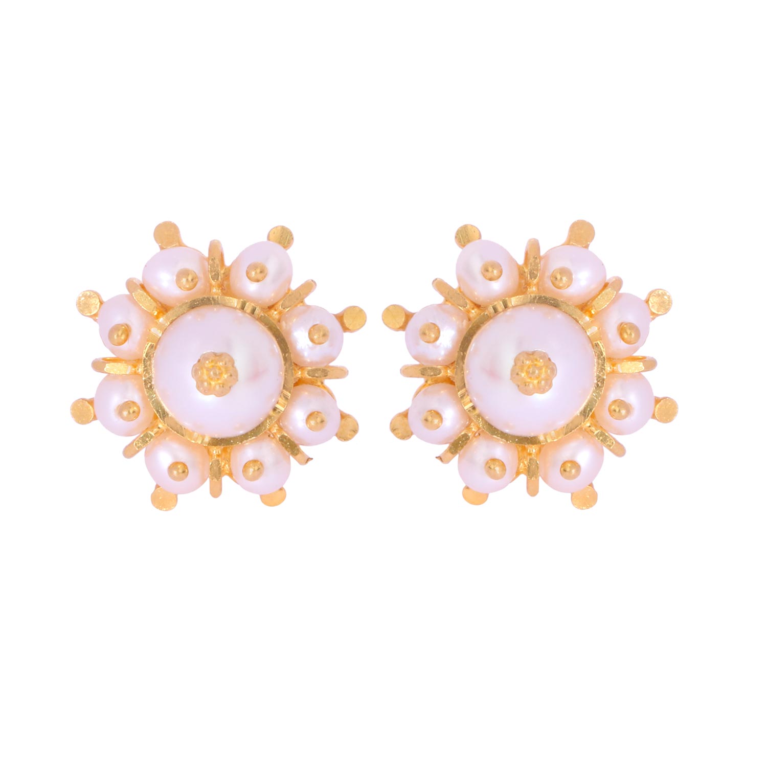 Classic Gold Stud Earrings